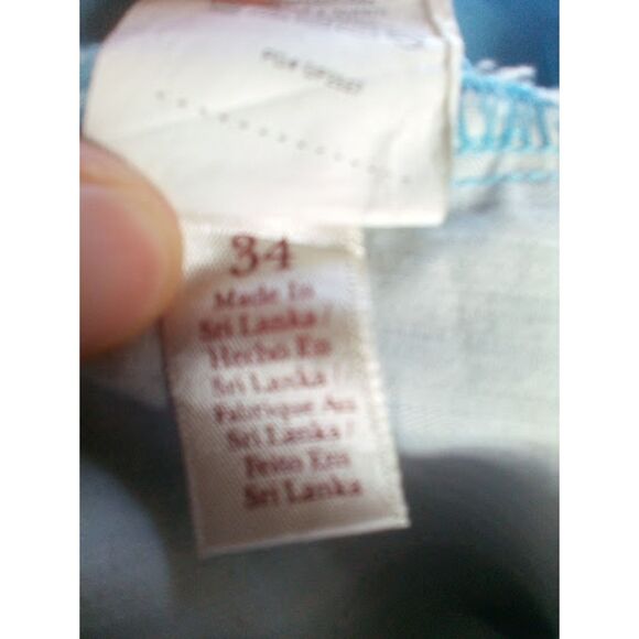 Penguin by Munsingwear men's blue shorts size 34 Chino Flat Front Pockets Golf - Picture 9 of 9